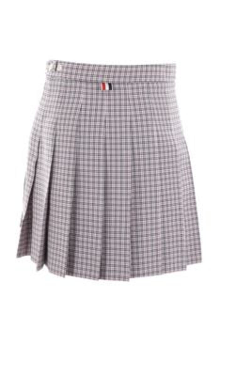 ミニスカート THOM BROWNE SS23 Thom Browne Skirts (FKK109A Y5501680) THOM BROWNE - Women Mini Wrap Skirt – Atelier New York