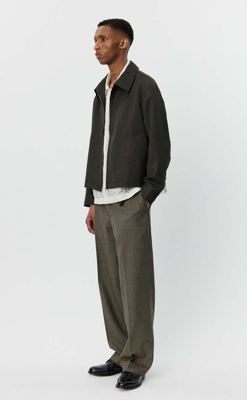 mfpen Mail Jacket - Dark Vintage Stripe | Garmentory