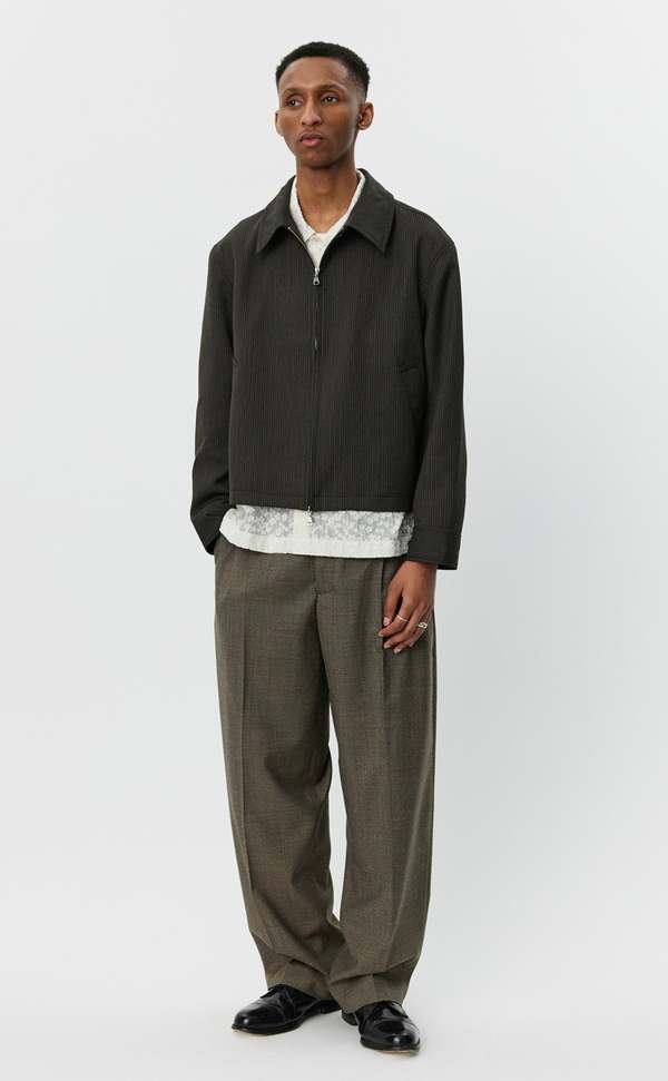 mfpen Mail Jacket - Dark Vintage Stripe | Garmentory