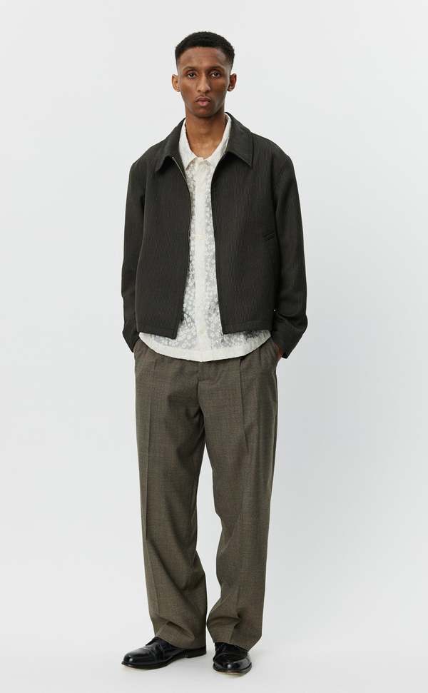 mfpen Mail Jacket - Dark Vintage Stripe | Garmentory