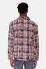 Blue&Cream Brandon Distressed Flannel - Pink Plaid - Thumbnail 3
