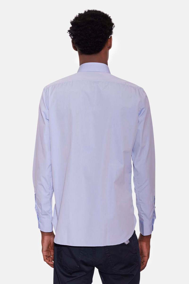 Boglioli Fine Cotton Shirt - Light Blue