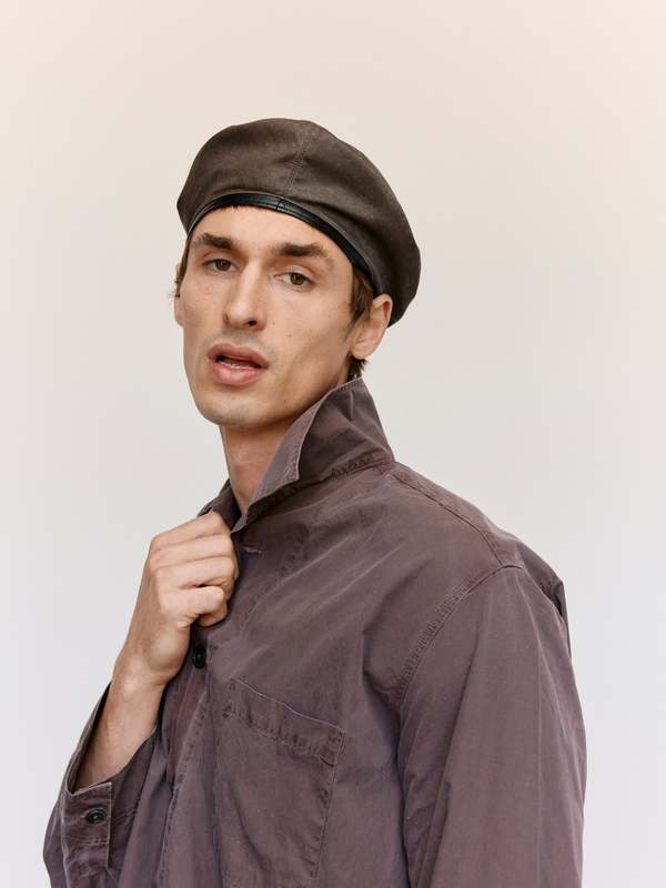 Our Legacy Funnel Shirt - Charcoal Bordeaux | Garmentory