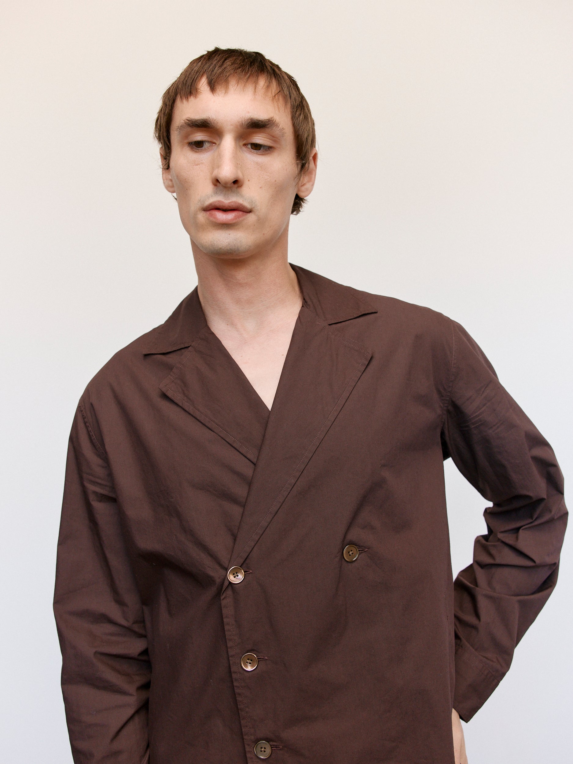 ジャケット・アウター OUR LEGACY DUO SHIRT Hefty Brown Coarse Hefty-Brown-Coarse-Poplin-Duo-