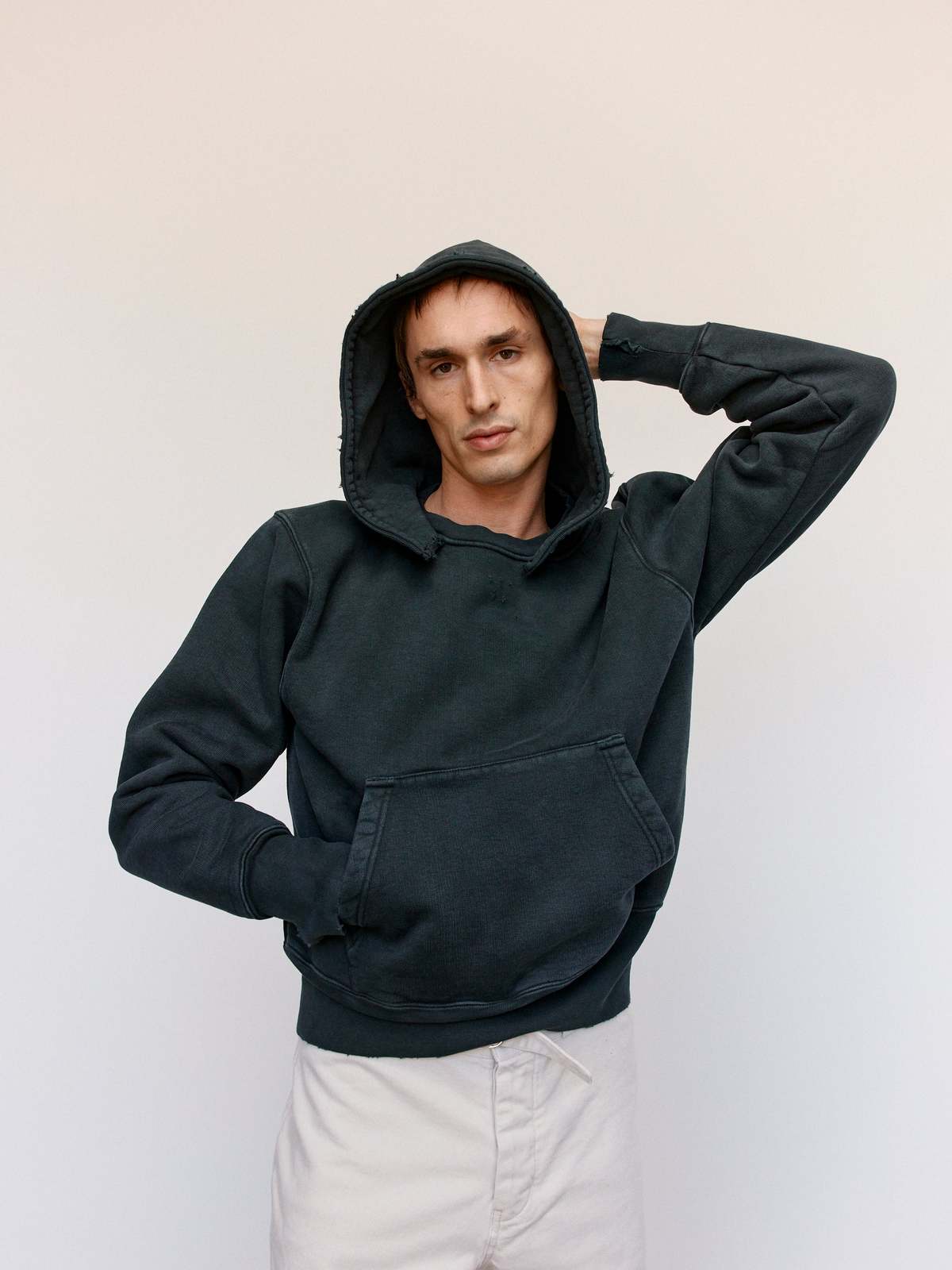 Our Legacy Hefty Fleece Relic Hood - Pigment Black | Garmentory