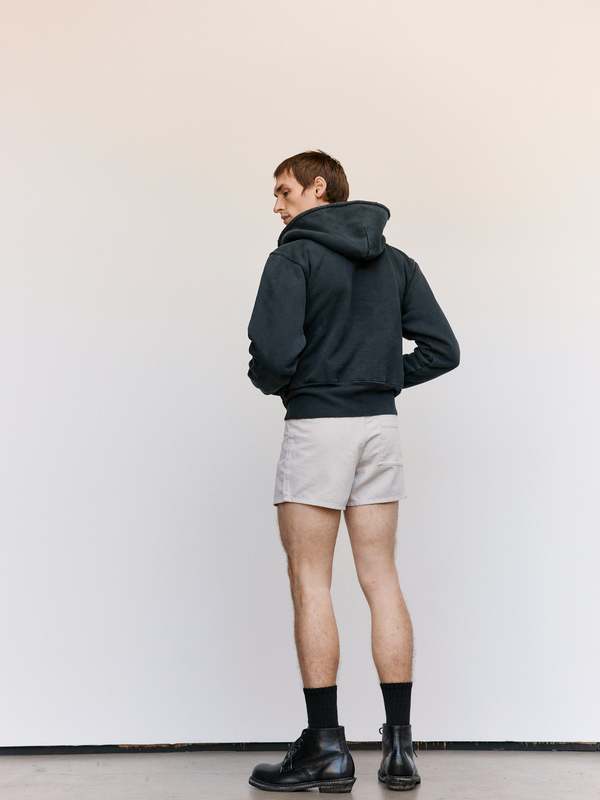 Our Legacy Hefty Fleece Relic Hood - Pigment Black | Garmentory