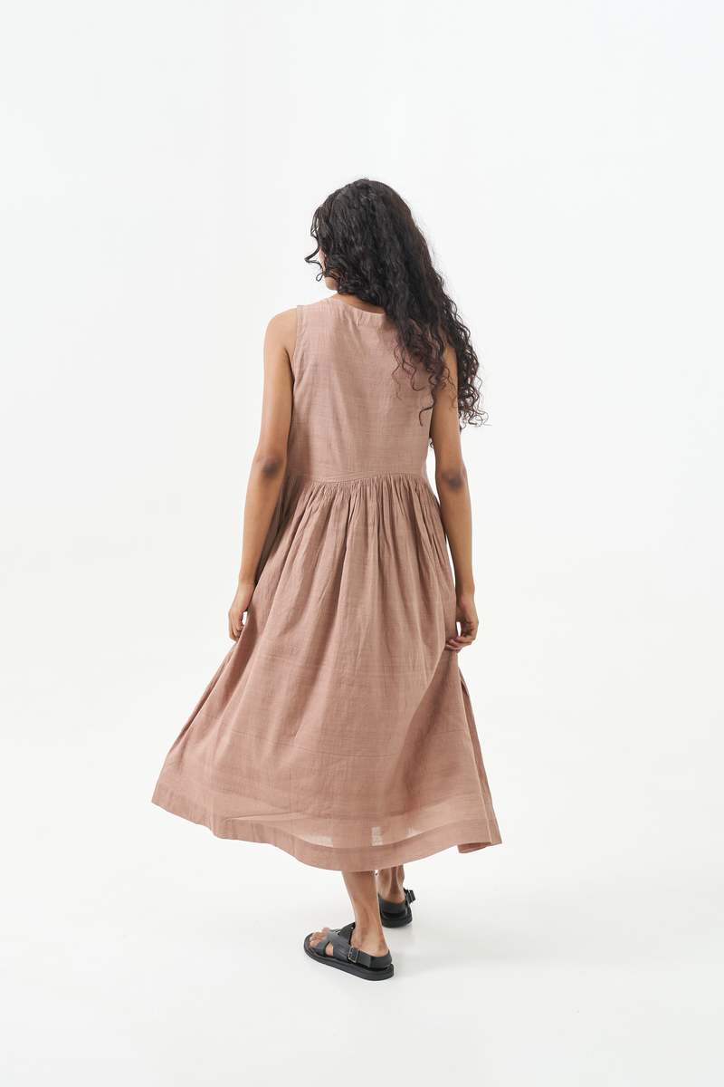 WOC NF The midi Dress - Garnet Pink 