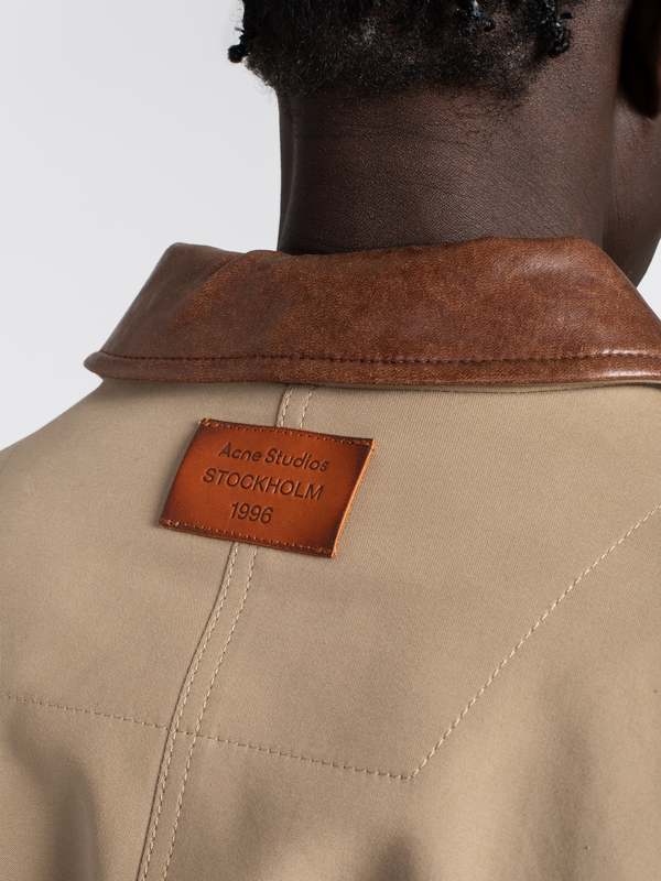 Acne Studios Twill Jacket - Khaki Beige | Garmentory