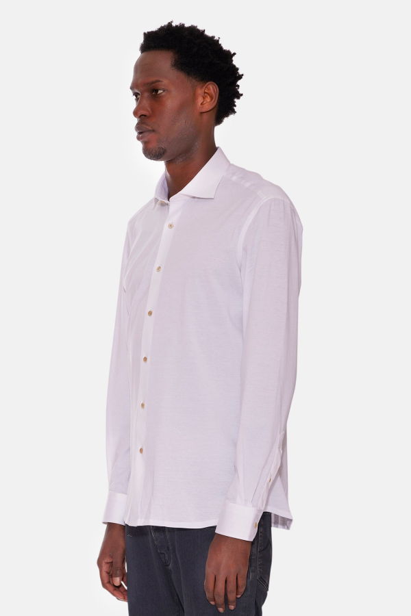 Boglioli Super Soft Cotton Shirt - White