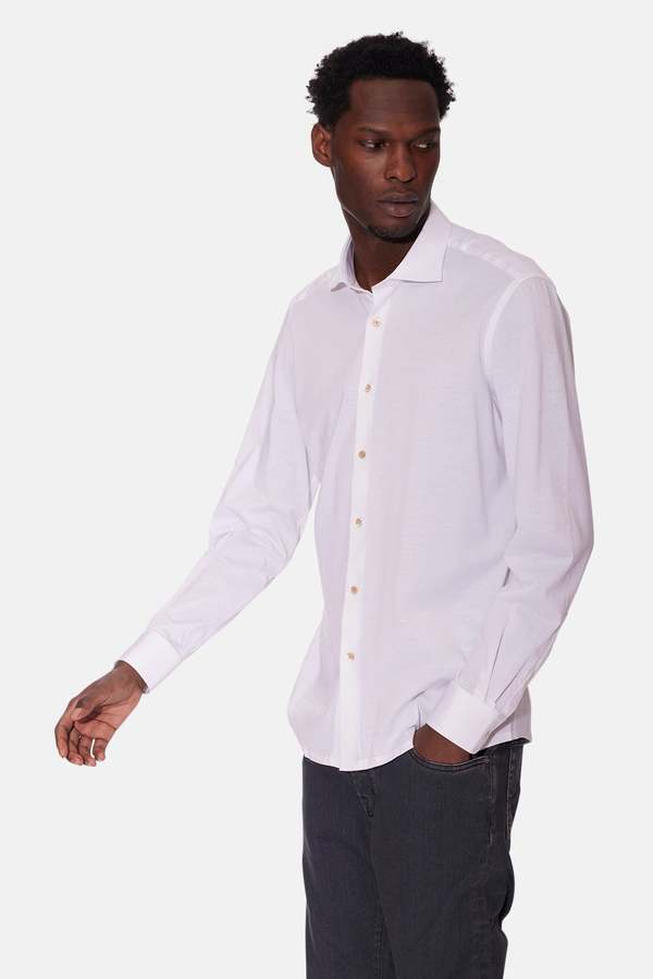 Boglioli Super Soft Cotton Shirt - White