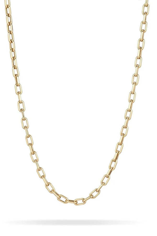 Adina Reyter 18" 4mm Italian Chain Link Necklace - 14K Yellow Gold