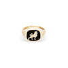 Adina Reyter Zodiac Ceramic + Diamond Signet Ring - Thumbnail 12