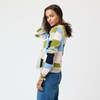 Kerri Rosenthal Beau-Lero Patchwork Cardigan - Multi - Thumbnail 2