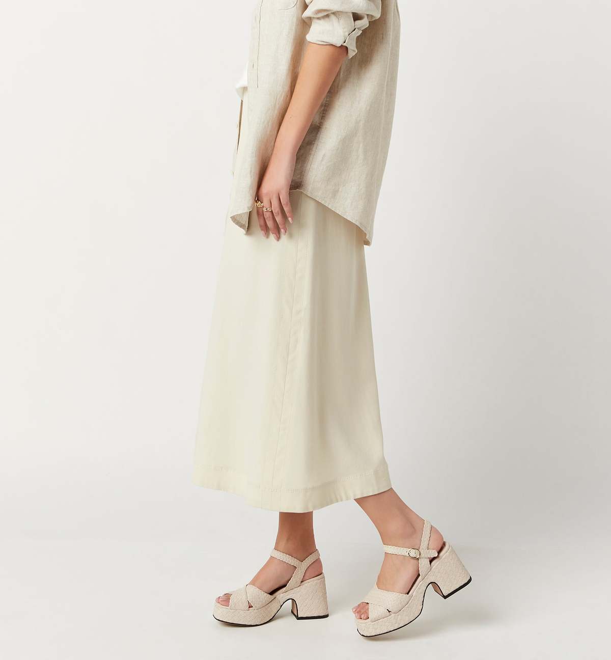 La Canadienne Pico Sandal - White - Image 2 of 5