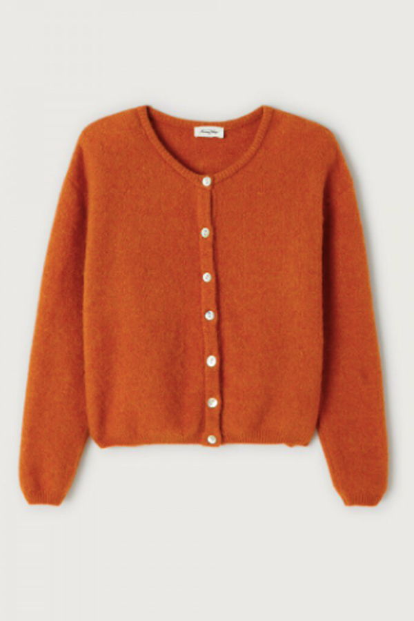 American Vintage Women's Cardigan Vitow - Brick