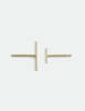 Kathleen Whitaker Long Staple Stud - 14k Yellow Gold - Thumbnail 4