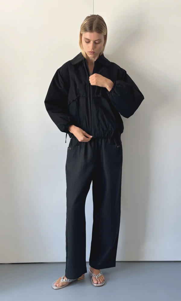 Deiji Studios Double Layered Jacket - Black | Garmentory