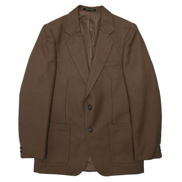 Sundazed 70s Woolmark Certified High-Twist Wool Twill Field Blazer - Brown