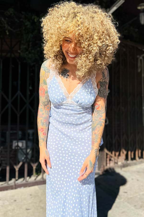knee length dresses for ladies Dolly Embroidered Lace Off-shoulder A-line Flare Midi Dress main image 0