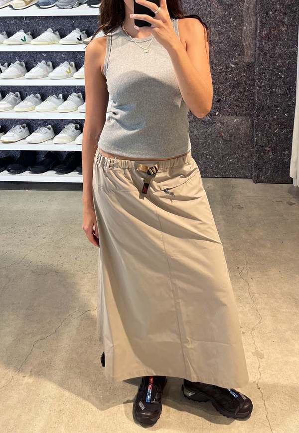 Gramicci Trekking Long Skirt - Beige | Garmentory