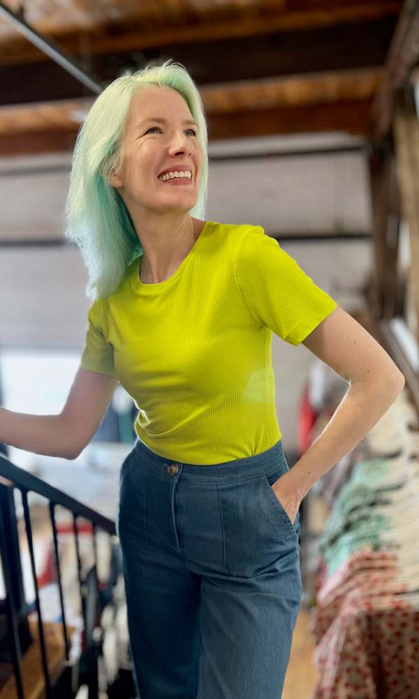 Birds of North America Dipper Top - Neon