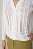 Santicler Sorina Cable Stitch Cardigan - Soft White - Thumbnail 3