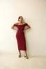 BAHHGOOSE Yume Dress - Wine - Thumbnail 1