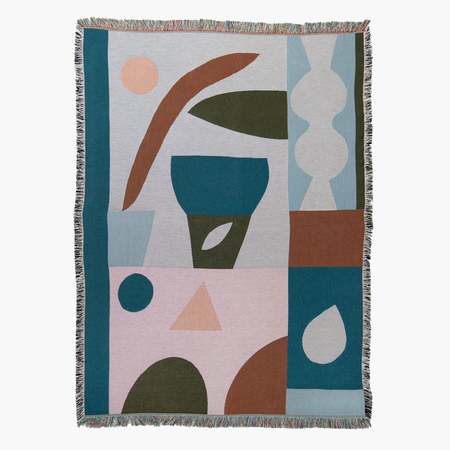 Slowdown Studio Weeds Throw - Multi | Garmentory