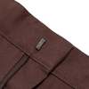 Kounselor High-Waist Pleated Trousers - Brown - Thumbnail 2