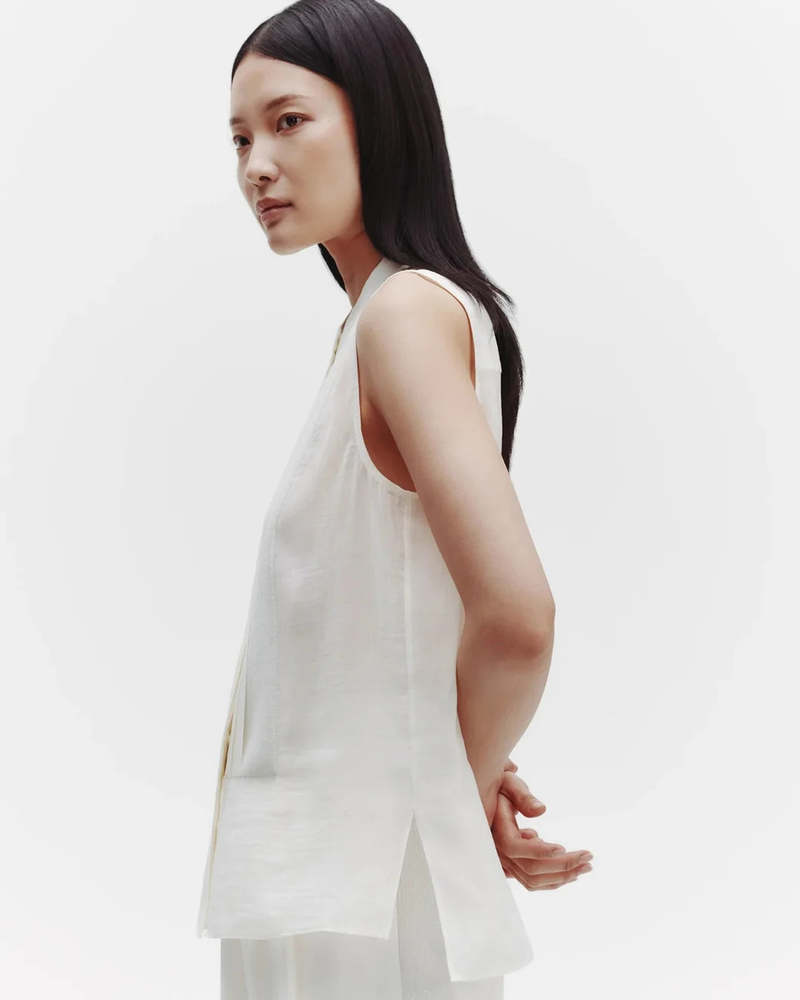 TWP Adele Blouse - Ivory