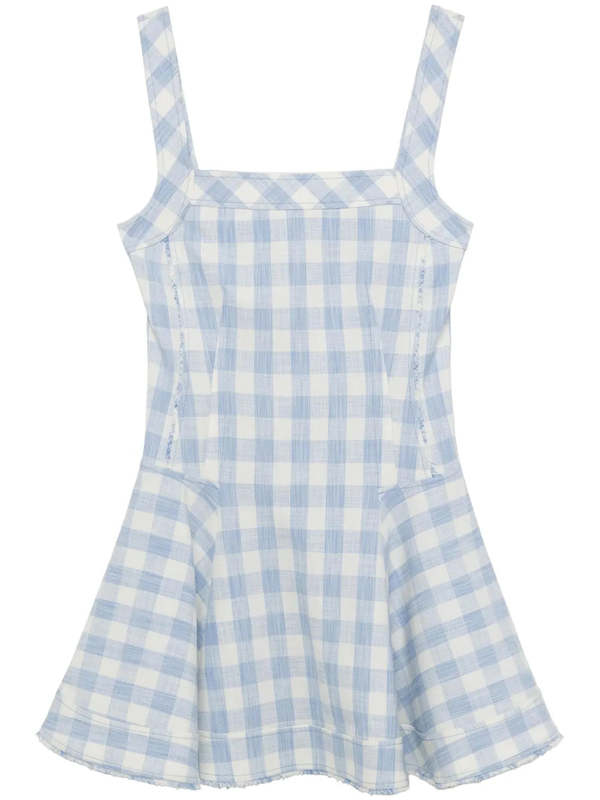 simkhai blue mini dress SIMKHAI Emilie Sequin Mini Dress in Baby Blue