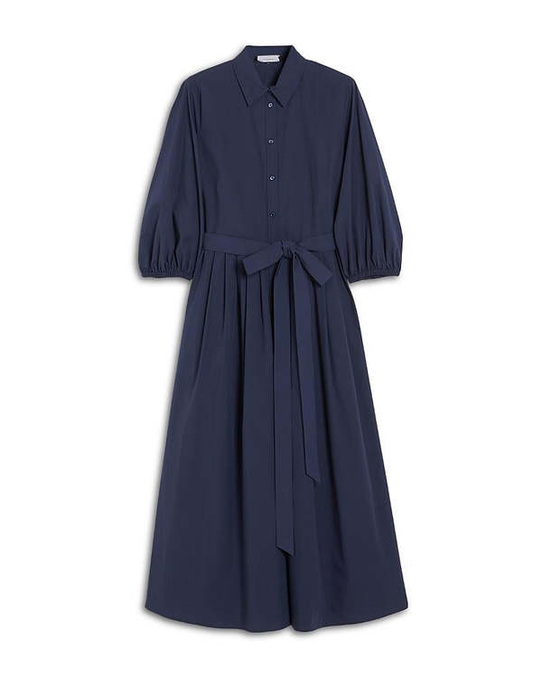 Weekend Max Mara Kentia Dress - Navy Poplin | Garmentory