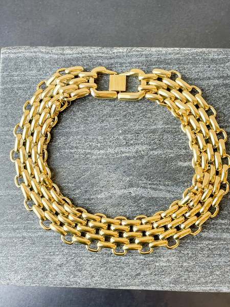 Jenny Bird Capri Choker - High Polish Gold | Garmentory