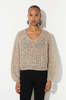 Maiami Cropped Pullover - Beige - Thumbnail 1