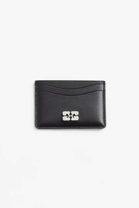 Ganni Bou Wallet In Animalier Leather - Brown | Garmentory