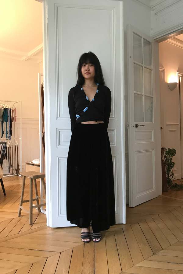 Baserange Circ Cardigan - Black | Garmentory