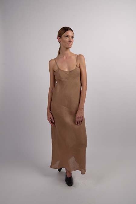 Baserange One Strap Dydine Dress - Navy | Garmentory
