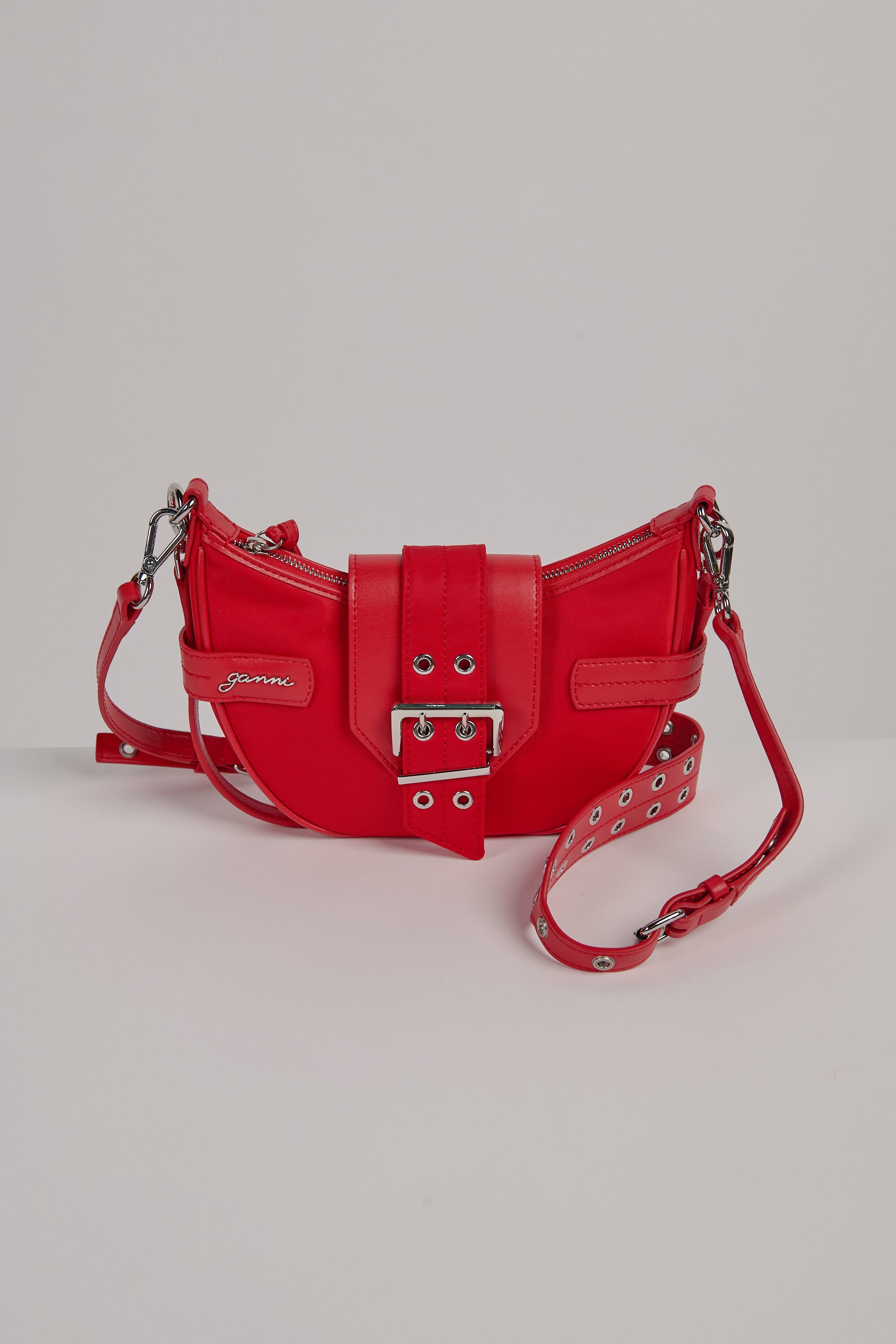 Ganni Small Bucky Crossbody Bag - Racing Red | Garmentory