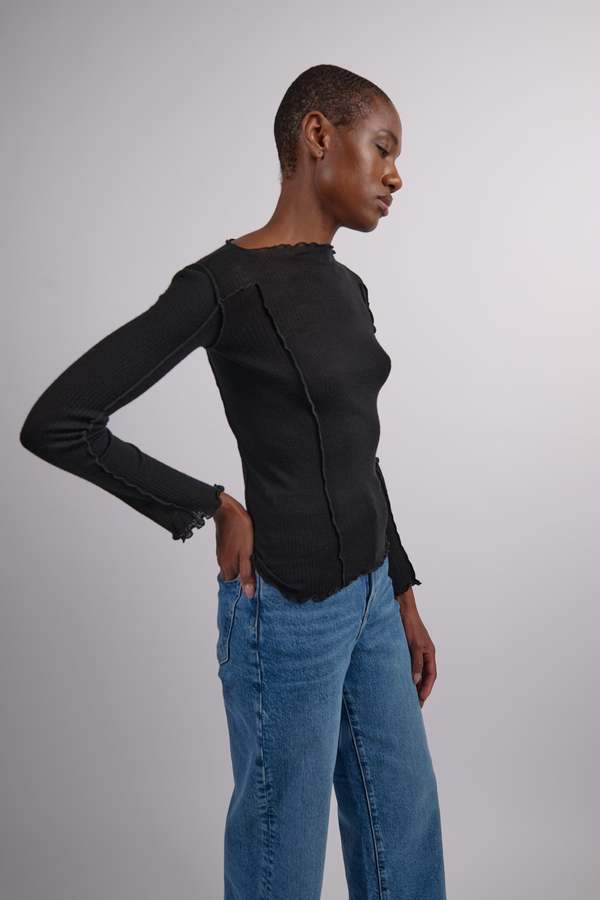 Baserange Omato Long Sleeve - Black | Garmentory