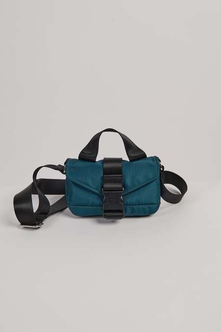 Ganni Recycled Tech Mini Satchel - Leopard | Garmentory
