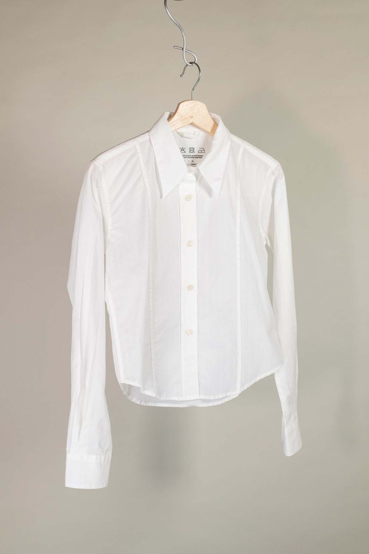 トップス MYNE SHEER SHIRT / WHIITE 完売品】MYNE SHEER SHIRT/WHIITE