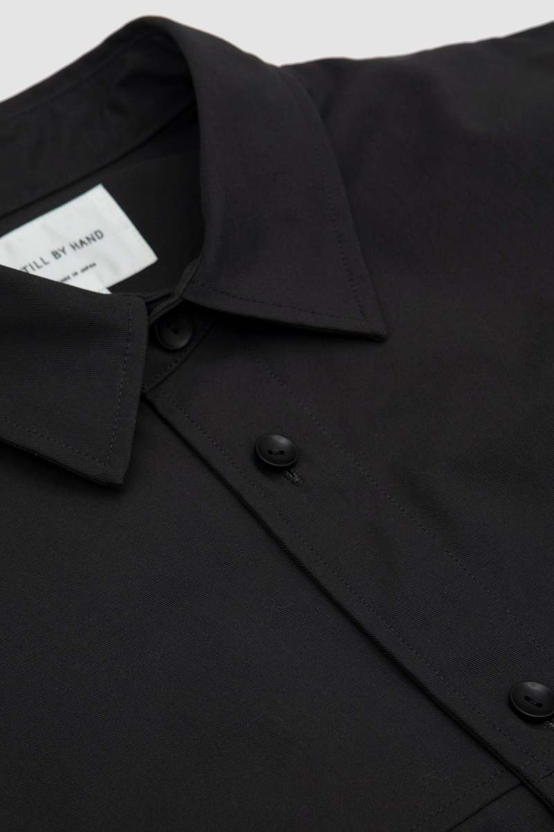 ジャケット・アウター STILL BY HAND Silicone coated jacket Still By Hand Silicone Coated Shirt Jacket Mocha Beige