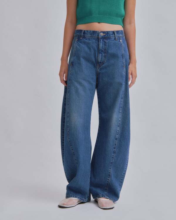 SAYAKA DAVIS NEW YORK Barrel Denim - Light Blue