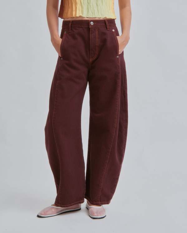Sayaka Davis New York Barrel Denim - Sangria