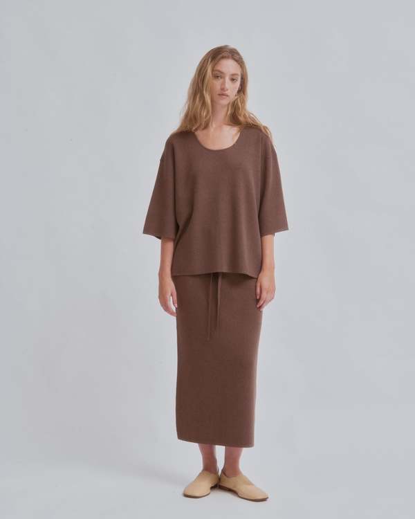 SAYAKA DAVIS NEW YORK Knit Skirt - Wood