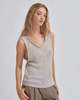 SAYAKA DAVIS NEW YORK Linen Knit Tank - Sand - Thumbnail 3