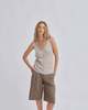 SAYAKA DAVIS NEW YORK Linen Knit Tank - Sand - Thumbnail 6