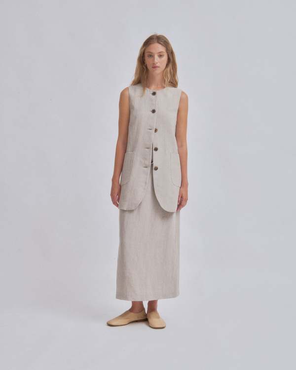 SAYAKA DAVIS NEW YORK Long Vest - Twine