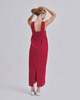 SAYAKA DAVIS NEW YORK Thick Strap Dress - Cherry - Thumbnail 7