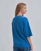 SAYAKA DAVIS NEW YORK U-Neck Knit Tee - Cerulean - Thumbnail 7